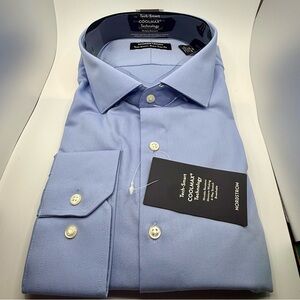 Nordstrom Men’s Light Blue Dress Shirt - CoolMax - 17 34/35